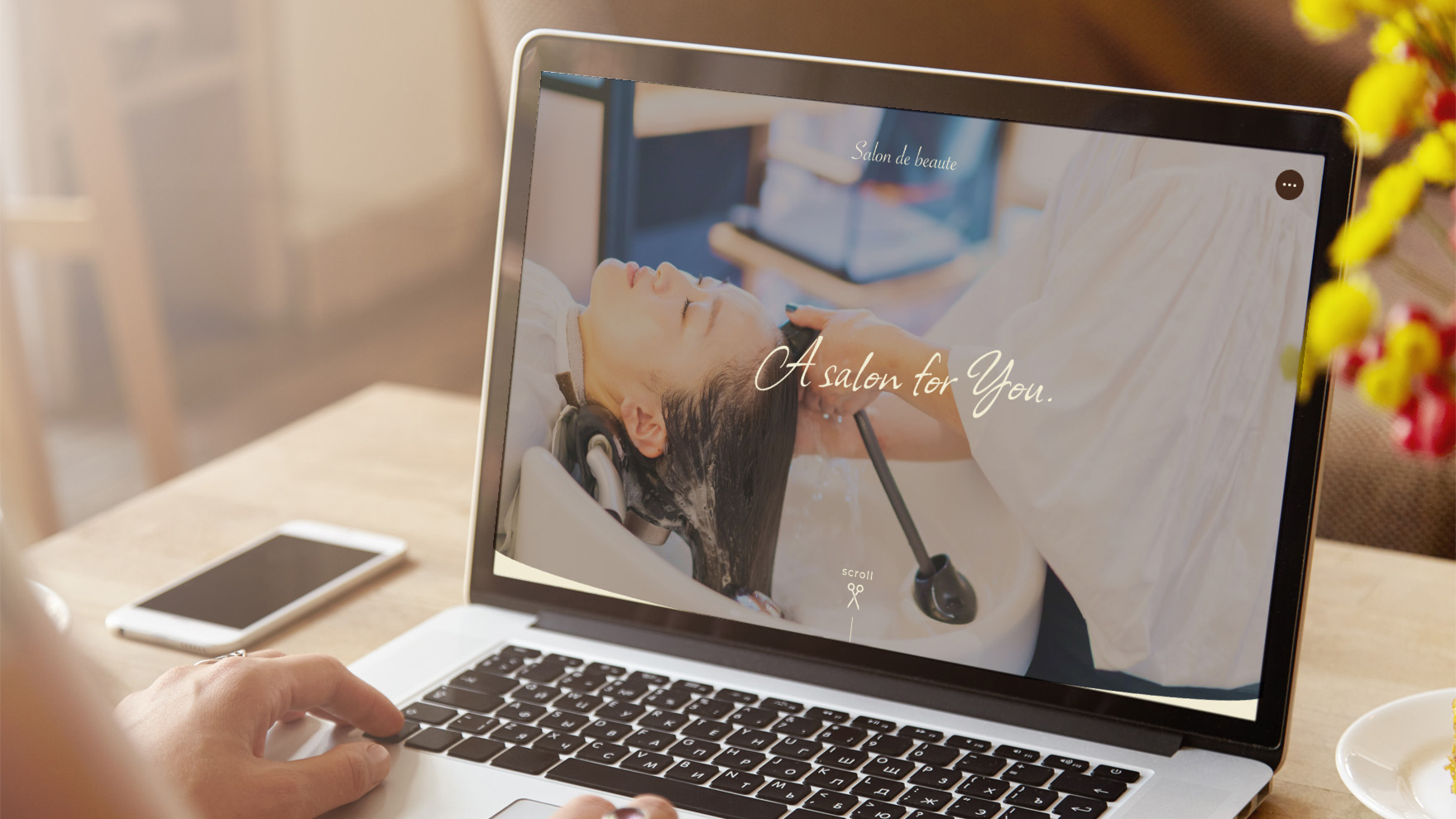 salon de beaute モック画像1